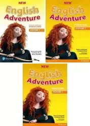 NEW ENGLISH ADVENTURE PL 1 PODRĘCZNIK + ĆWICZENIA - praca zbiorowa