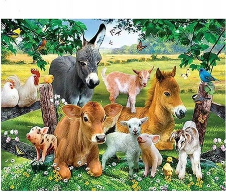 Diamentowa mozaika - Zwierzęta - Norimpex