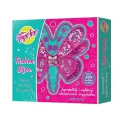 Zestaw koralików różowy motyl - STNUX