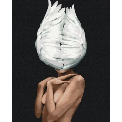 Malowanie po numerach - Pióra w głowie 40x50cm - Twoje Hobby