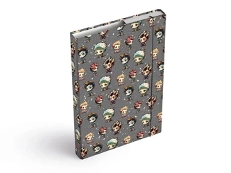 Teczka skrzydłowa z gumką A5 Anime Mascots - MFP