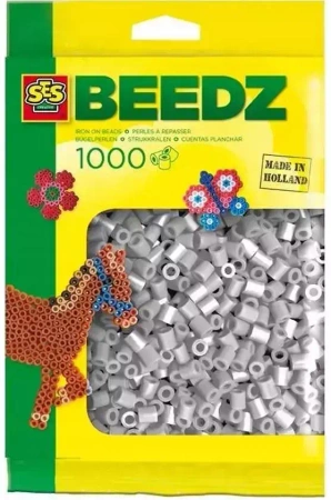 Koraliki do prasowania szare 1000szt - SES