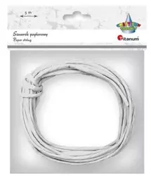 Sznurek papierowy 3.5mmx5m szary - Titanum