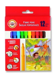 Flamastry 12 kolorów - Koh-I-Noor