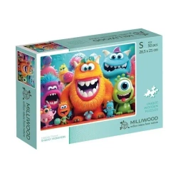 Puzzle drewniane 50 Milliwood Shaggy Monsters - Alexander