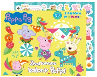 Zwariowane kolory Peppy. Zabawa w kolory. Świnka Peppa - Opracowanie zbiorowe
