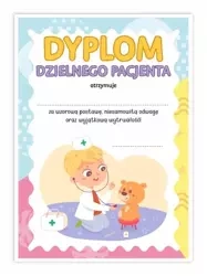 Dyplom A5 dzielnego pacjenta - Mały lekarz 10szt - LearnHow