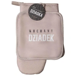 Zestaw rękawica kuchenna + łapka Kochany Dziadek - Be-Happy Gifts