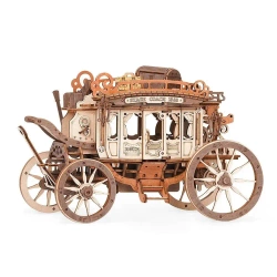 Puzzle drewniane 3D Pozytywka Dyliżans Bryczka - Robotime