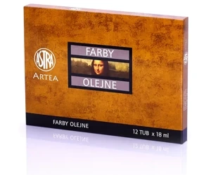 Farby olejne Astra 18ml - zestaw nr 1 - ASTRA art-pap