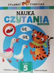 Sylabki Tygryska. Nauka czytania z.5, poziom 3 - Elżbieta Lekan, Joanna Myjak