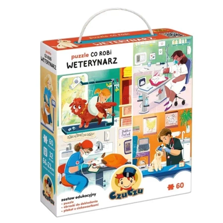 CzuCzu Puzzle Co robi weterynarz 4+ - Bright Junior Media