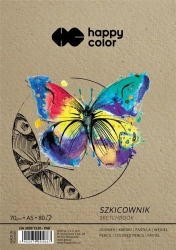 Szkicownik na spirali 135x205mm 80K HAPPY COLOR - GDD