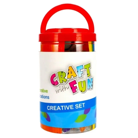 Zestaw kreatywny 500 el. mix - Craft with Fun