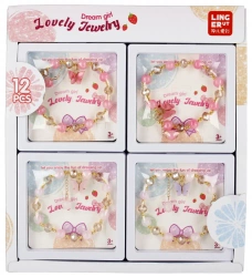 Zestaw piękna bransoletka motylek 1 szt. mix - MEGA CREATIVE