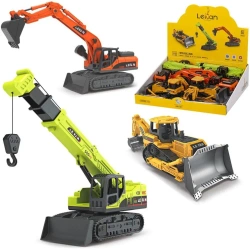 Pojazd budowlany dźwig, koparka, spychacz MIX - Trifox