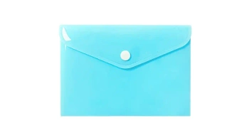 Teczka koperta A6 PP pastel niebieska - Biurfol