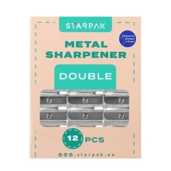 Temperówka metalowa podwójna (12szt) - STARPAK
