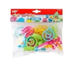 Foremki do plasteliny alfabet 26szt - MP Main Paper