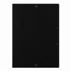 Teczka A4  preszpanowa z gumką Bantex czarny