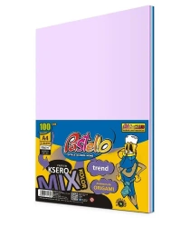 Papier ksero A4 80g 5 kolorów niebiesk 100 arkuszy - Alfa Pastello