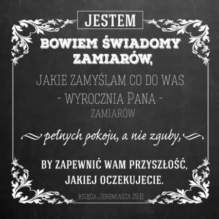 Podstawka korkowa - Jestem Bowiem tablica - Szaron