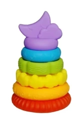 Zabawka dla malucha piramida sensoryczna z księżycem - SWEDE