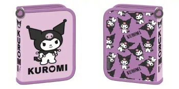 Piórnik dwuklapkowy bez wyposażenia Kuromi violet - ST-MAJEWSKI