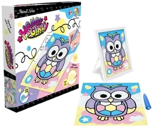 Zestaw kreatywny obrazek z włóczką - Trifox