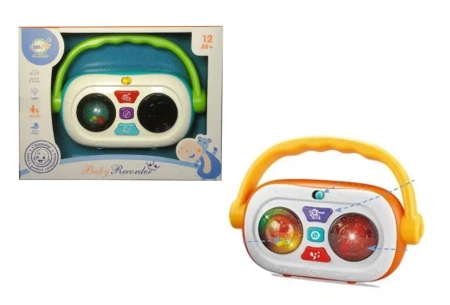 Zabawka dla malucha radio z dźwiękami, melodiami i światłami - SWEDE