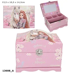 Szkatułka z podświetlanym lusterkiem Top Model Viva Violet 13608A - DEPESCHE