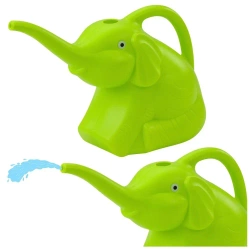 Konewka do podlewania plastikowa Słoń zielony - Leantoys