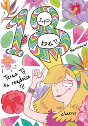 Karnet A5 Urodziny 18 - Dziewczyna tropiki - Henry