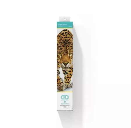 Haft diamentowy Diamond Dotz Leopard na polowaniu DQ9007