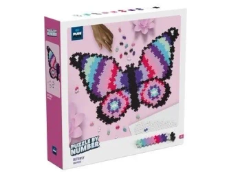 Klocki Plus-Plus Puzzle By Number - Motyl 800el. - Plus-Plus