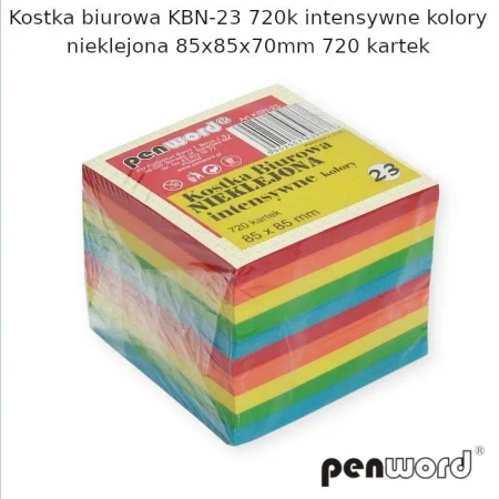 Kostka biurowa mix 85x85x70mm 720K - Penword