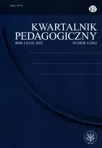 Kwartalnik Pedagogiczny 4(266)/2022 - Madalińska-Michalak Joanna