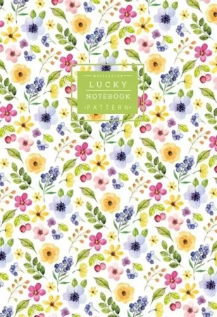 Notatnik ozdobny 145x197/80K kratka TW Kwiaty - Fresh