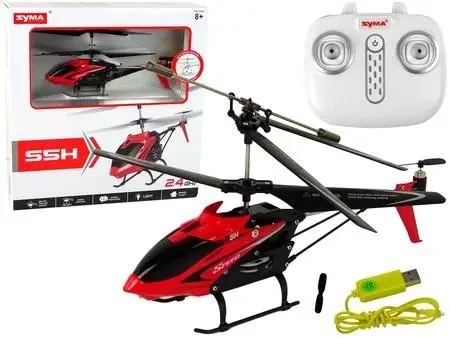 ZdHelikopter R/C S5H czerwony - Leantoys