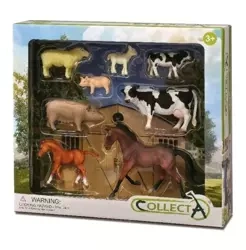 Zwierzęta z farmy. Zestaw 8 el. - Collecta