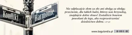 Zakładka do książki. Nie odpłacajcie złem za zło