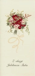 Karnet Rocznica DL J03 - Bukiet - MAK