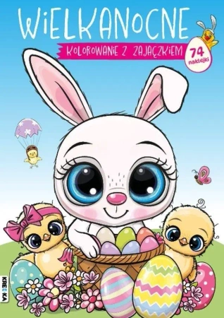 Wielkanocne kolorowianie z zajączkiem - praca zbiorowa