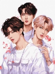 Malowanie po numerach - Muzyczne trio 30x40cm - Ideyka