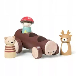 Tender Leaf Toys: Drewniana leśna taksówka