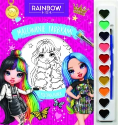 Malowanie farbkami. Rainbow High - praca zbiorowa