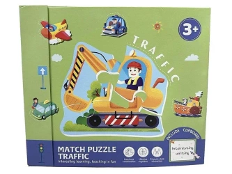 Puzzle i tablica suchościeralna z długopisem - ADAR