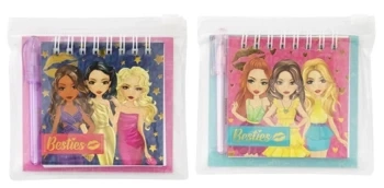 Mini notatnik 8x8 cm + długopis mix - Icom