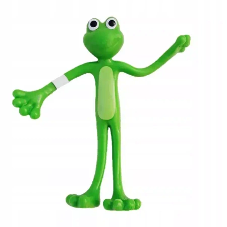 Figurka żaba Hipo wyginana 7 cm