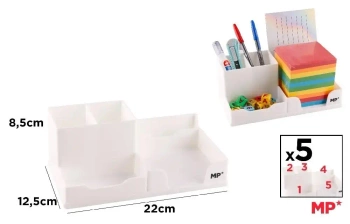 Organizer na biurko biały - MP Main Paper